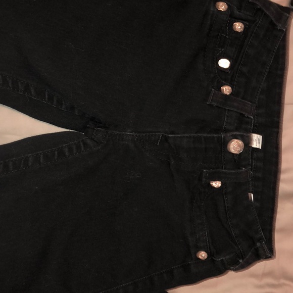True Religion Low Rise Black Jeans - Picture 5 of 7